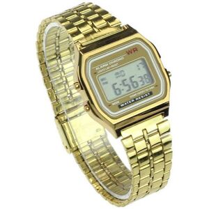 Unbranded (Gold) Unisex Alloy Digital Sports Stopwatch Wrist Watch Fashion Retro Decoratio Unbranded (Gold) Unisex Alloy Digital Sports Stopwatch Wrist Watch Fashion Retro Decoratio