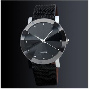 Unbranded (Black, Man) Watch Fashion Unisex Simple Pu Leather Strap Durable Quality Elegan Unbranded (Black, Man) Watch Fashion Unisex Simple Pu Leather Strap Durable Quality Elegan