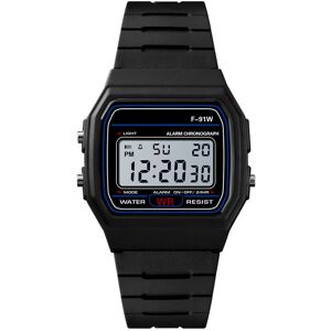 Unbranded (Black) Digital F91w Sports Watch Waterproof Wristwatch Resin Strap Adult For Cl Unbranded (Black) Digital F91w Sports Watch Waterproof Wristwatch Resin Strap Adult For Cl