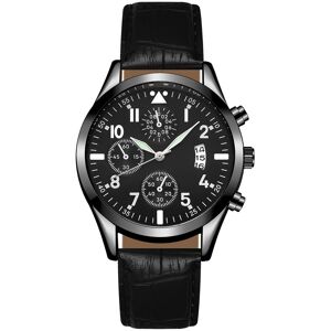 Unbranded (Style A) Luminous Men Quartz Wrist Watch Calendar Leather Strap Accessory Busin Unbranded (Style A) Luminous Men Quartz Wrist Watch Calendar Leather Strap Accessory Busin
