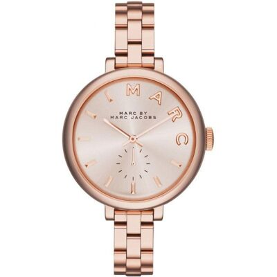 Marc Jacobs MBM3364 Rose Gold Women's Watch - Case 33mm - Leather Strap Marc Jacobs MBM3364 Rose Gold Women's Watch - Case 33mm - Leather Strap