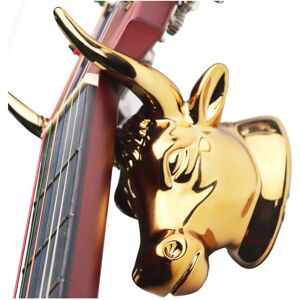 GreenZech Universal 1 Set Gold Bull Metal Guitar Hanger Hook Holder Wall Mount Stand Brack GreenZech Universal 1 Set Gold Bull Metal Guitar Hanger Hook Holder Wall Mount Stand Brack