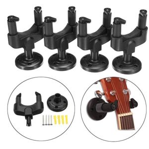 GreenZech 4Pcs Guitar Ukulele Bass Wall Mount Hanger Stand Holder Hooks Display Acoustic E GreenZech 4Pcs Guitar Ukulele Bass Wall Mount Hanger Stand Holder Hooks Display Acoustic E