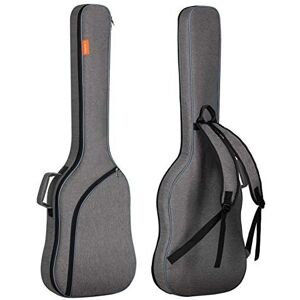 CAHAYA Electric Bass Cass Guitar Bag Gig Bag Backpack Padded Soft Case 8mm Padding Grey CAHAYA Electric Bass Cass Guitar Bag Gig Bag Backpack Padded Soft Case 8mm Padding Grey