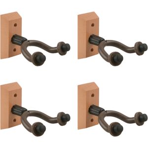 Unbranded (4Pcs) Guitar Hook Wall Mounted Holder Wooden Stand Unbranded (4Pcs) Guitar Hook Wall Mounted Holder Wooden Stand