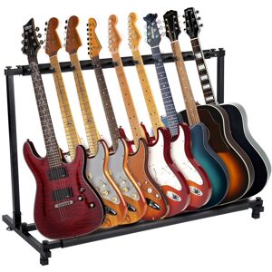 Unbranded (9 Way) Multi Guitar Stand Foldable Acoustic Electric Unbranded (9 Way) Multi Guitar Stand Foldable Acoustic Electric