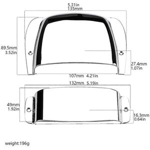 Unbranded Fixed Chrome Bridge Tailpiece for Vintage Electric Guitar Replacement Tool and C Unbranded Fixed Chrome Bridge Tailpiece for Vintage Electric Guitar Replacement Tool and C