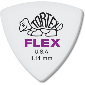 Jim Dunlop Dunlop Tortex Flex Triangle 1.14mm Purple Guitar Pick-72 Pack 456R1.1 Jim Dunlop Dunlop Tortex Flex Triangle 1.14mm Purple Guitar Pick-72 Pack 456R1.1