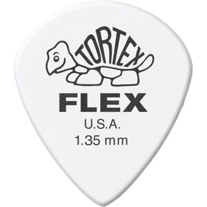 Jim Dunlop Tortex Flex Jazz III 1.35mm White Guitar Picks (468P1.35) Jim Dunlop Tortex Flex Jazz III 1.35mm White Guitar Picks (468P1.35)