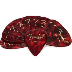 Fender Premium Celluloid Guitar Picks 351 Shape Red Moto Medium 12-Pack Fender Premium Celluloid Guitar Picks 351 Shape Red Moto Medium 12-Pack