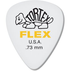 Jim Dunlop Dunlop Tortex Flex Standard .73mm Yellow Guitar Pick-72 Pack (428R.73 Jim Dunlop Dunlop Tortex Flex Standard .73mm Yellow Guitar Pick-72 Pack (428R.73