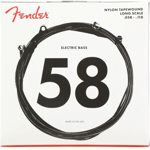 Fender 9120 Bass Strings Nylon Tapewound Long Scale 9120M .058-.110 Fender 9120 Bass Strings Nylon Tapewound Long Scale 9120M .058-.110