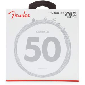 Fender 9050 Bass Strings Stainless Steel Flatwound 9050ML .050-.100 Fender 9050 Bass Strings Stainless Steel Flatwound 9050ML .050-.100
