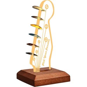 Unbranded (1Pcs) Light Up Guitar Pick Holder, Acrylic Electric Guitar Headstock Shaped Pic Unbranded (1Pcs) Light Up Guitar Pick Holder, Acrylic Electric Guitar Headstock Shaped Pic