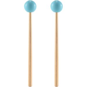 Torribaly 2Pcs Soft Rubber Sticks Wood Handle Bell Mallets for Glockenspiel Xylophone Musi Torribaly 2Pcs Soft Rubber Sticks Wood Handle Bell Mallets for Glockenspiel Xylophone Musi