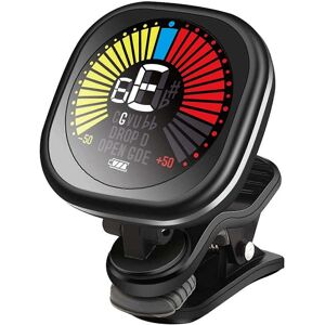 Unbranded (As show, One size) Clip-on rechargeable tuner with LCD color display, for guita Unbranded (As show, One size) Clip-on rechargeable tuner with LCD color display, for guita