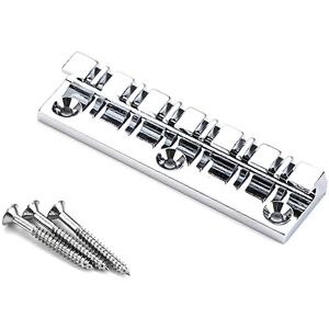 Unbranded (As show, One size) 12 Strings Metal Guitar Bridge Replacement Fixed Harp Bridge Unbranded (As show, One size) 12 Strings Metal Guitar Bridge Replacement Fixed Harp Bridge