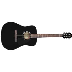 Fender CD-60 Dreadnought V3 DS Acoustic Guitar in Black with Walnut Fretboard, G Fender CD-60 Dreadnought V3 DS Acoustic Guitar in Black with Walnut Fretboard, G