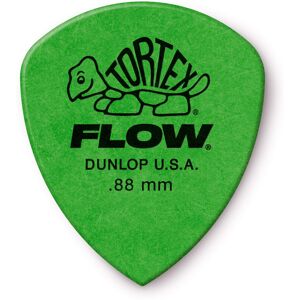 Jim Dunlop Tortex Flow Standard .88mm Guitar Picks (558R.88), Green Jim Dunlop Tortex Flow Standard .88mm Guitar Picks (558R.88), Green