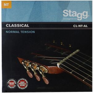 Stagg Nylon/Silver Plated Wound Set of Strings for Classical Guitar Stagg Nylon/Silver Plated Wound Set of Strings for Classical Guitar