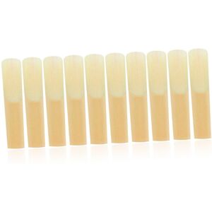 Unbranded Saxophone Mouthpiece Reeds 10 Pack for Soprano Saxophone, Bamboo Material, Begin Unbranded Saxophone Mouthpiece Reeds 10 Pack for Soprano Saxophone, Bamboo Material, Begin