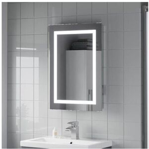 Artis Niteo LED Bathroom Mirror with Demister Pad and Shaver Socket 500 x 700mm - Mains Power Artis Niteo LED Bathroom Mirror with Demister Pad and Shaver Socket 500 x 700mm - Mains Power