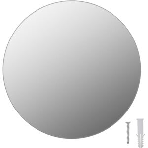 vidaXL Frameless Mirror Round 30cm Glass Bathroom Living Room Makeup Vanity vidaXL Frameless Mirror Round 30cm Glass Bathroom Living Room Makeup Vanity