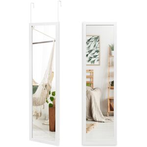Costway Full Length Mirror Door Wall Mounted Dressing Mirror w/ Hanging Hooks Costway Full Length Mirror Door Wall Mounted Dressing Mirror w/ Hanging Hooks