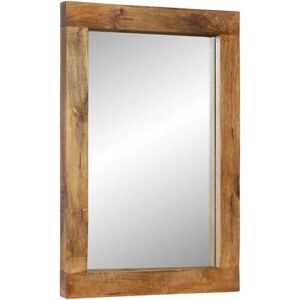 (honey brown) vidaXL Mirror Bathroom Wall Mirror Vanity Mirror Solid Wood Mango (honey brown) vidaXL Mirror Bathroom Wall Mirror Vanity Mirror Solid Wood Mango