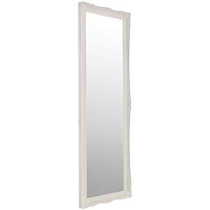 MirrorOutlet Full length Shabby Chic Tall White wall Mirror: 122 x 41cm MirrorOutlet Full length Shabby Chic Tall White wall Mirror: 122 x 41cm