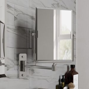 Purefino (Chrome) Wall Mounted Magnifying Shaving Bathroom Mirror Purefino (Chrome) Wall Mounted Magnifying Shaving Bathroom Mirror