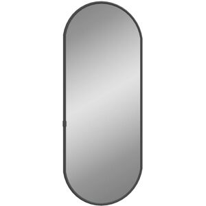 (black, 50 x 20 cm) vidaXL Wall Mirror Oval Hall Vanity Toilet Hanging Mirror Mu (black, 50 x 20 cm) vidaXL Wall Mirror Oval Hall Vanity Toilet Hanging Mirror Mu