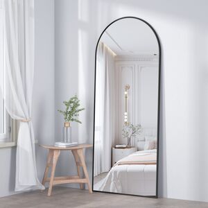 (Black, 162x53cm) CASSILANDO Arch Full Length Mirror Floor Standing (Black, 162x53cm) CASSILANDO Arch Full Length Mirror Floor Standing