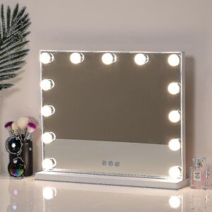 Unbranded 52x42cm Hollywood Vanity Mirror With 12 Led Light Bulbs Newway (bulb Only) Unbranded 52x42cm Hollywood Vanity Mirror With 12 Led Light Bulbs Newway (bulb Only)