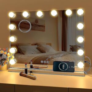 Unbranded Hollywood Mirror Usb Makeup Lights Lighted 10 Bulbs 3 Lighting Modes Tabletop W Unbranded Hollywood Mirror Usb Makeup Lights Lighted 10 Bulbs 3 Lighting Modes Tabletop W