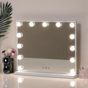 Unbranded 52x42cm Hollywood Vanity Mirror With 12 Led Light Bulbs Newway (bulb Only)-yzy Unbranded 52x42cm Hollywood Vanity Mirror With 12 Led Light Bulbs Newway (bulb Only)-yzy