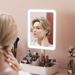 HOMCOM Makeup Mirror, Light Up Mirror with Touch Screen, 2 Lighting Modes HOMCOM Makeup Mirror, Light Up Mirror with Touch Screen, 2 Lighting Modes