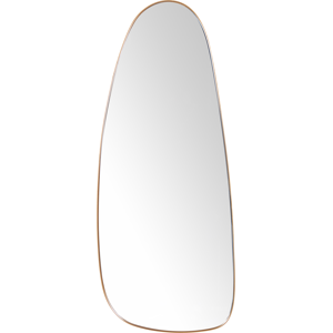 Beliani CERGY Oval Gold Wall Mirror - Wall Mirror Beliani CERGY Oval Gold Wall Mirror - Wall Mirror