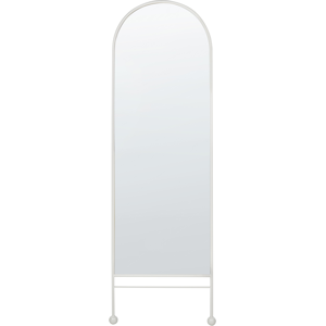 Beliani JARNAGES White Wall Mirror 145cm - Wall Mirror Beliani JARNAGES White Wall Mirror 145cm - Wall Mirror