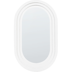 Beliani Wall Mirror Modern Oval 43x69cm Decor Beliani Wall Mirror Modern Oval 43x69cm Decor