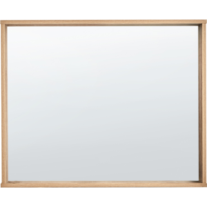 Beliani Rosell Wall Mirror - Rustic Rectangular Bathroom Decor Beliani Rosell Wall Mirror - Rustic Rectangular Bathroom Decor