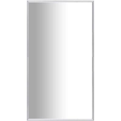 vidaXL Mirror Silver 80x60 cm Bedroom Modern Dressing Mirror Set vidaXL Mirror Silver 80x60 cm Bedroom Modern Dressing Mirror Set