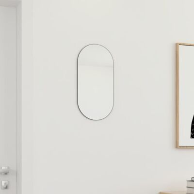 vidaXL Mirror 40x20 cm Glass Frameless - Mirror vidaXL Mirror 40x20 cm Glass Frameless - Mirror