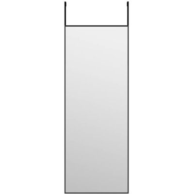 (black, 30 x 80 cm) vidaXL Door Mirror Glass and Aluminium Hanging Mirror Black/ (black, 30 x 80 cm) vidaXL Door Mirror Glass and Aluminium Hanging Mirror Black/