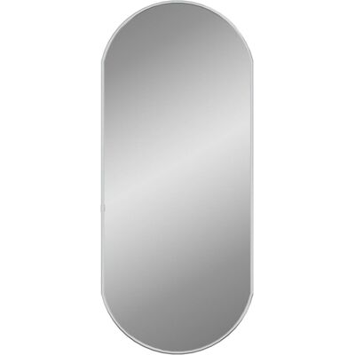 vidaXL Oval Silver Wall Mirror 70x30 cm - Wall Mirror vidaXL Oval Silver Wall Mirror 70x30 cm - Wall Mirror