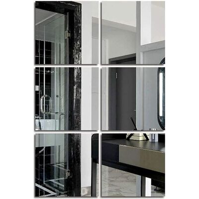 Unbranded Decorative Wall Mirror Tiles, Easy Installation & Wide Application for Home Gym, Unbranded Decorative Wall Mirror Tiles, Easy Installation & Wide Application for Home Gym,