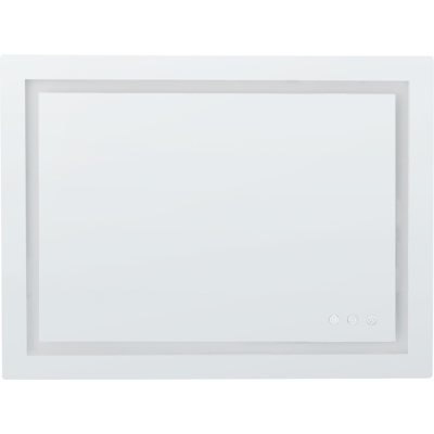 Beliani Prenois Bathroom Mirror - Anti-Fog, RGB LED, 80x60cm Beliani Prenois Bathroom Mirror - Anti-Fog, RGB LED, 80x60cm