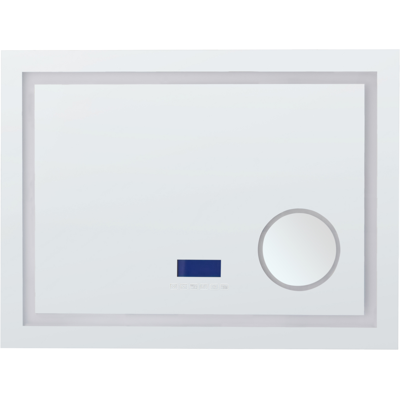 Beliani - Modern Bathroom Mirror LED Bluetooth 60x80cm - Rectangular Beliani - Modern Bathroom Mirror LED Bluetooth 60x80cm - Rectangular