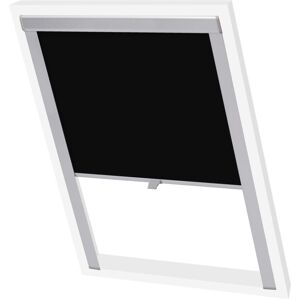 vidaXL Blackout Roller Blinds for Roof Window - P08/408 Black vidaXL Blackout Roller Blinds for Roof Window - P08/408 Black