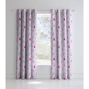 Catherine Lansfield Fairies Easy Care Eyelet Curtains Sheet Pink, 66x72 Inch Catherine Lansfield Fairies Easy Care Eyelet Curtains Sheet Pink, 66x72 Inch